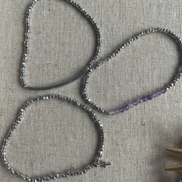 KEEP Collective Stretch Trio Silver Faith Set - Picture 3 of 4